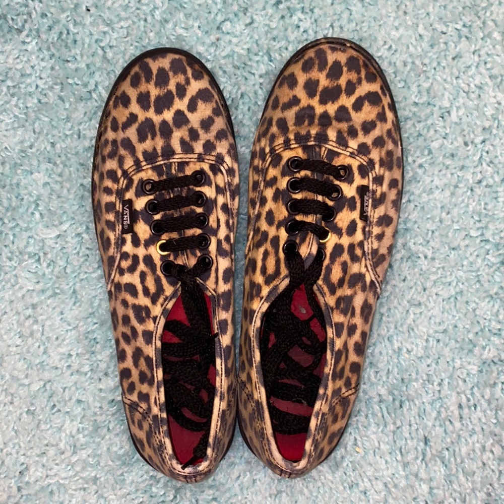 Cheetah Leopard Animal Print Vans